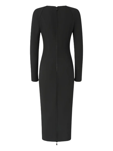 PINKO long-sleeved midi dress - Black - zdjęcie produktu nr 2