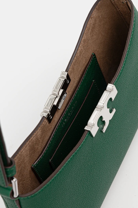 Tory Burch torebka bawełniana Eleanor Soft Slim kolor zielony 174850.301 - zdjęcie produktu nr 2