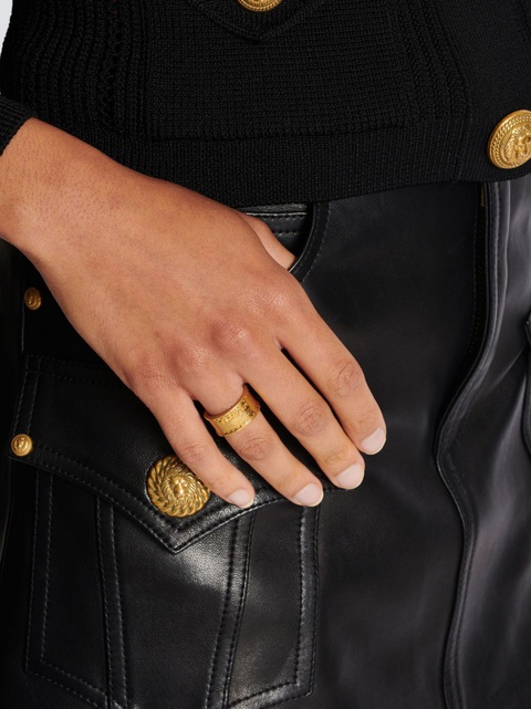 Balmain Signature band ring - Gold - zdjęcie produktu nr 2