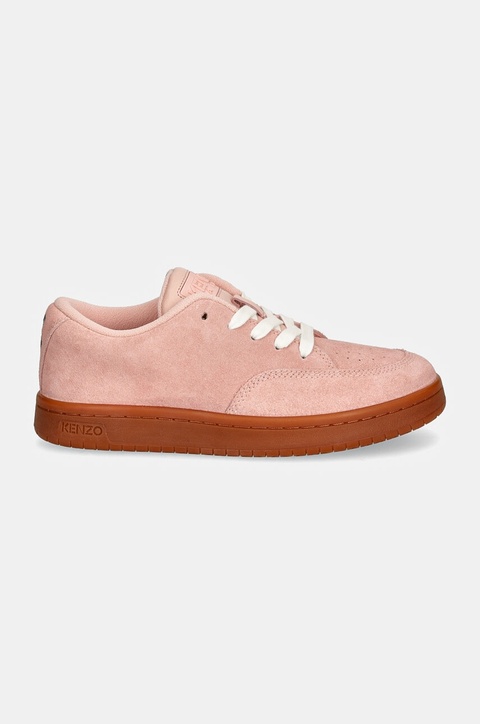 Kenzo sneakersy zamszowe Dome Low Top Sneakers kolor różowy FD62SN061L56.34 - zdjęcie produktu nr 2