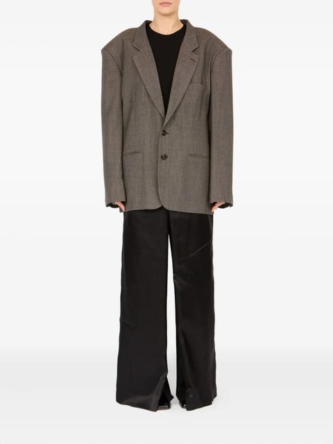 MM6 Maison Margiela single-breasted blazer - Grey - zdjęcie produktu nr 1