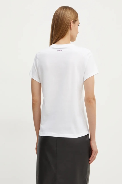 Karl Lagerfeld t-shirt bawełniany damski kolor biały 24WW1703 - zdjęcie produktu nr 2
