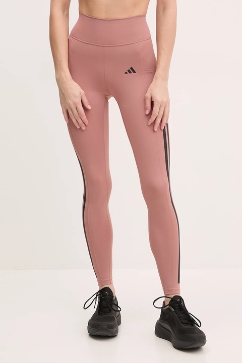 adidas Performance legginsy treningowe Optime kolor pomarańczowy z nadrukiem JI8764 - zdjęcie produktu nr 1