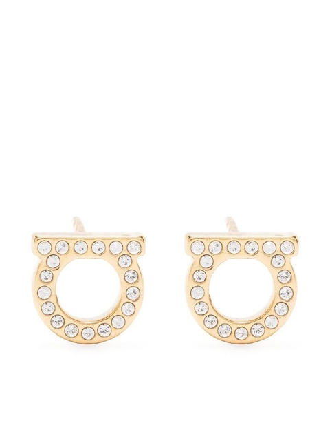 Ferragamo Gancini embellished earrings - Gold - zdjęcie produktu nr 1