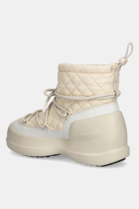 Moon Boot śniegowce MB MEZZALUNA QUILTED MID WP kolor beżowy 80D2500020 L002 - zdjęcie produktu nr 2