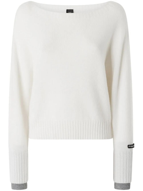 PINKO Europeo sweater - White - zdjęcie produktu nr 1