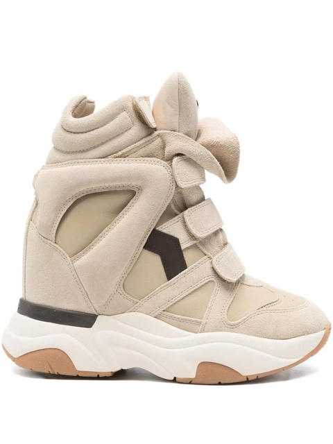 ISABEL MARANT wedge-sole strap sneakers - Neutrals - zdjęcie produktu nr 1