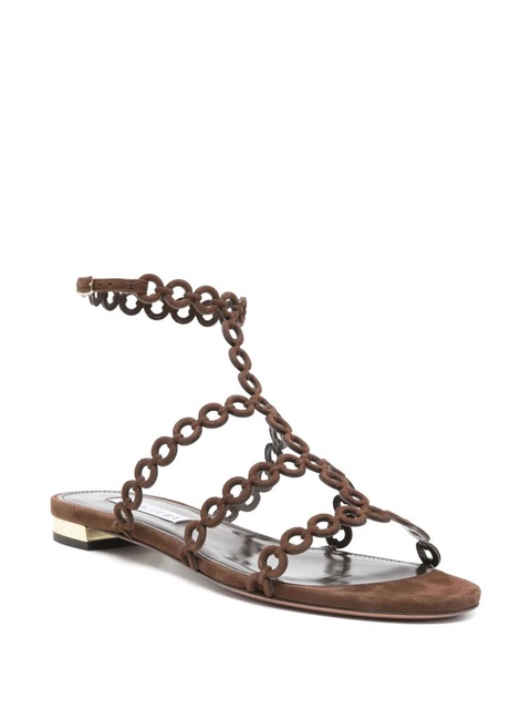 Aquazzura Infinity Chain flats - Brown - zdjęcie produktu nr 2