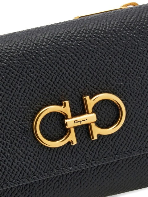 Ferragamo Gancini tri-fold wallet - Black - zdjęcie produktu nr 2