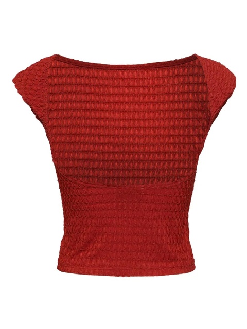 Reformation Darra top - Red - zdjęcie produktu nr 2