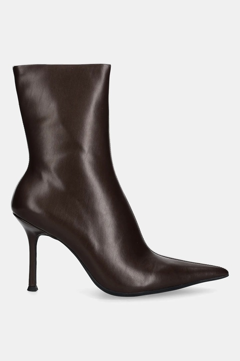 Jeffrey Campbell botki Daring-2 damskie kolor brązowy na szpilce JC-1236-10-14 - zdjęcie produktu nr 1