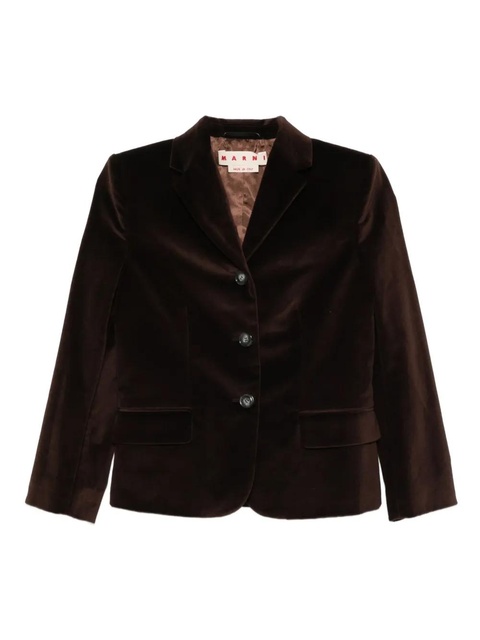 Marni single-breasted blazer - Brown - zdjęcie produktu nr 1