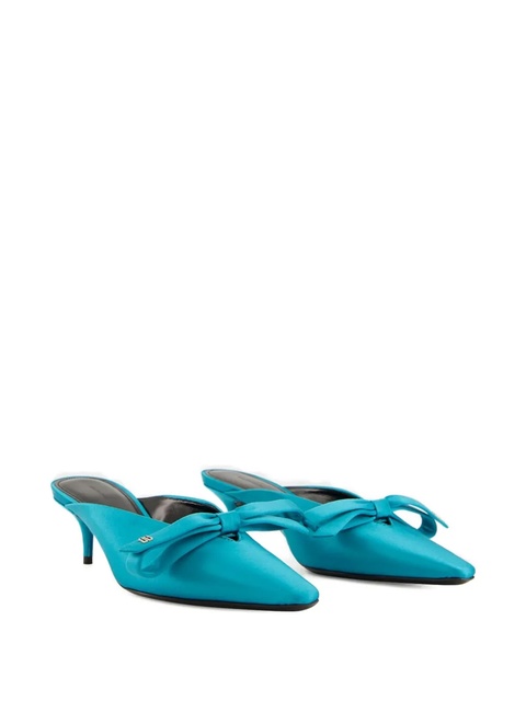 Balenciaga 65mm Nano Bow heeled mules - Blue - zdjęcie produktu nr 1