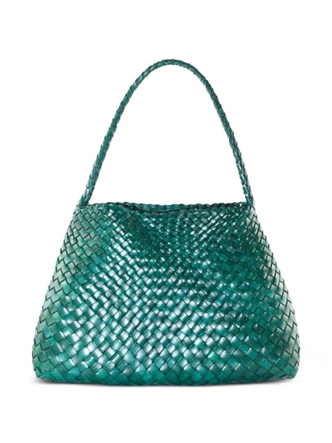 DRAGON DIFFUSION woven leather shoulder bag - Green - zdjęcie produktu nr 1