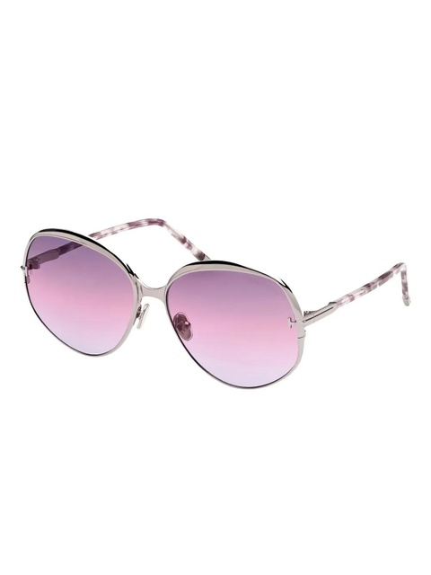 TOM FORD Eyewear round-frame sunglasses - Silver - zdjęcie produktu nr 2