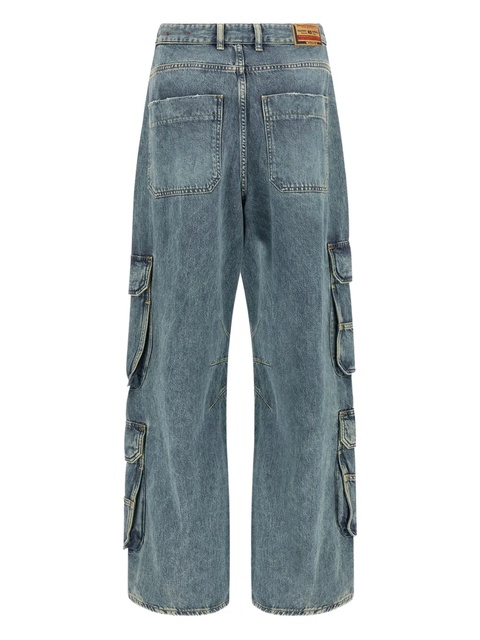 Diesel multi-pocket cargo jeans - Blue - zdjęcie produktu nr 1