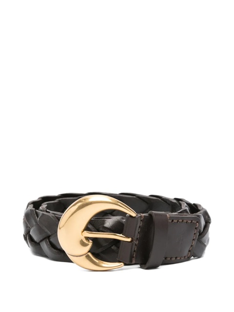 ETRO braided leather belt - Brown - zdjęcie produktu nr 1
