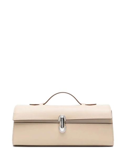 Savette Symmetry leather clutch bag - Neutrals - zdjęcie produktu nr 1