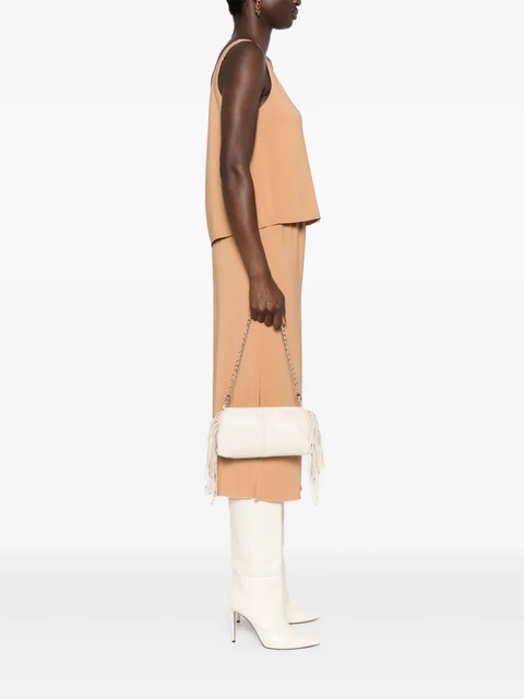 Maje Miss M leather clutch bag - Neutrals - zdjęcie produktu nr 2