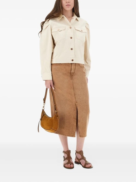 ISABEL MARANT puffed-sleeve pocket jacket - Neutrals - zdjęcie produktu nr 1