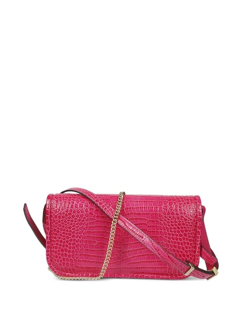 PINKO small Love Box crocodile-effect crossbody bag - zdjęcie produktu nr 2