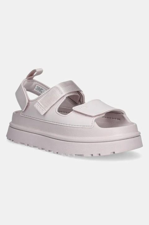 UGG sandały Goldenglow damskie kolor różowy na platformie 1152685-BYF - zdjęcie produktu nr 1