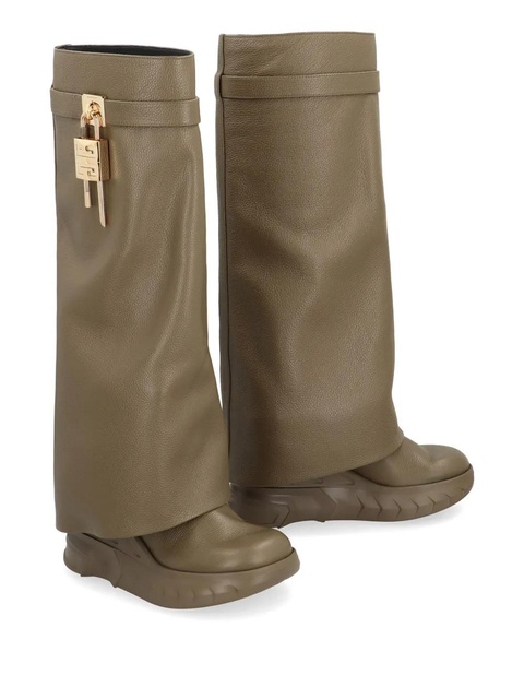 Givenchy Shark Lock Biker boots - Brown - zdjęcie produktu nr 2