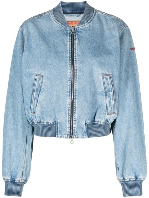 Diesel De-Kiddo denim bomber jacket - Blue - zdjęcie produktu nr 1