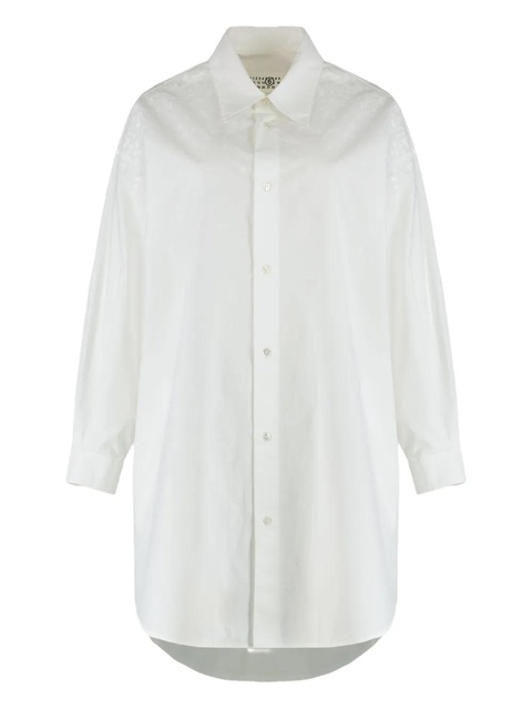 MM6 Maison Margiela cotton shirt - White - zdjęcie produktu nr 1