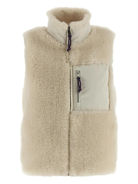 Tory Burch stand-collar fleece gilet - Neutrals - zdjęcie produktu nr 1