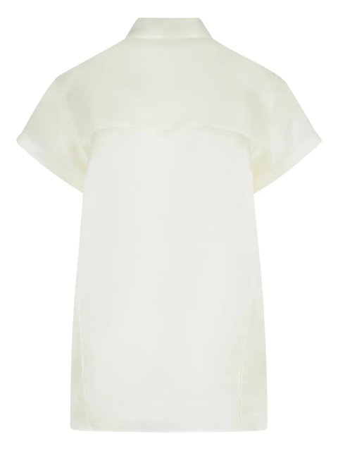 KHAITE Keefe pointed-collar shirt - White - zdjęcie produktu nr 2