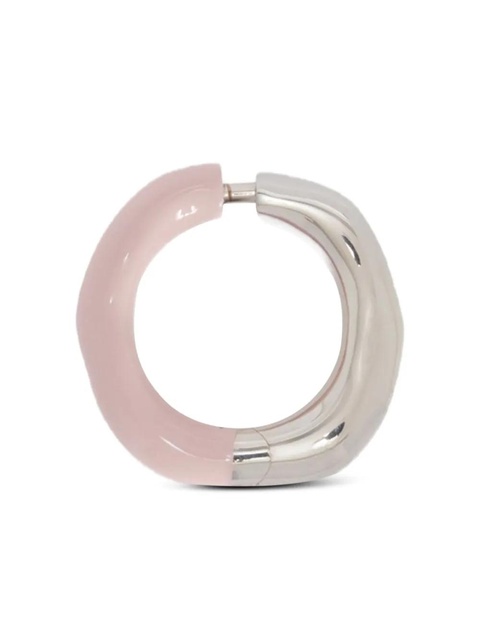 Jil Sander Cannolo hoop brooche - Silver - zdjęcie produktu nr 2