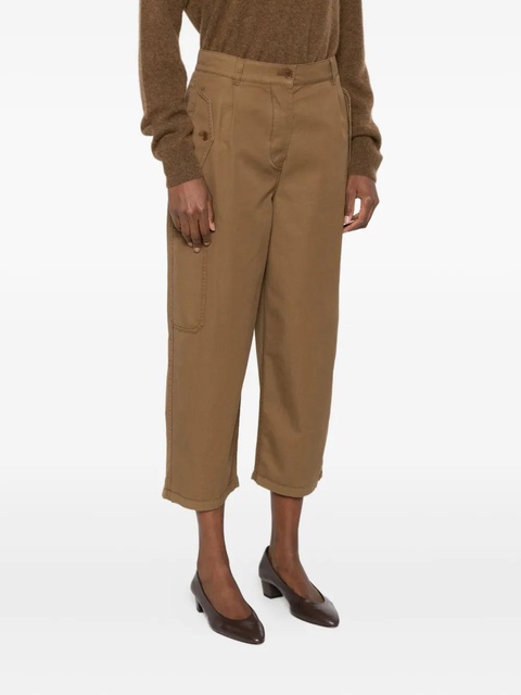 The Row cropped trousers - Brown - zdjęcie produktu nr 2