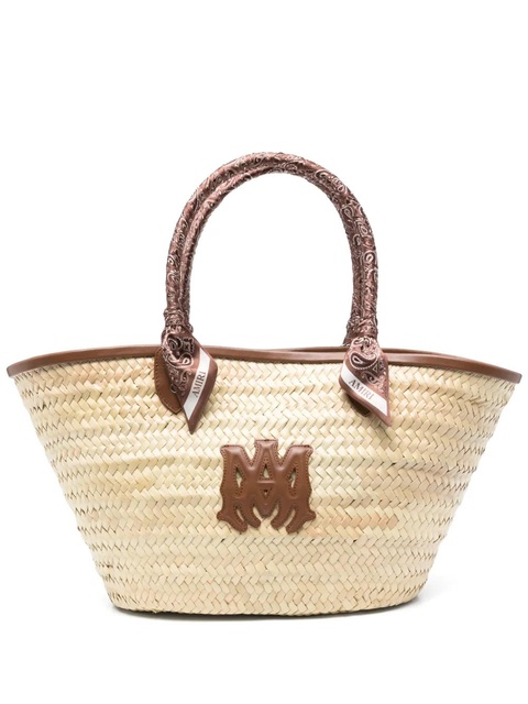 AMIRI MA raffia tote bag - Neutrals - zdjęcie produktu nr 1