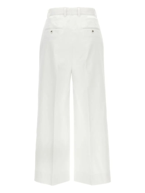 Dolce & Gabbana double-darts high-waisted trousers - White - zdjęcie produktu nr 2