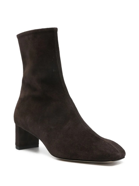 Aeyde block-heel suede boots - Brown - zdjęcie produktu nr 2