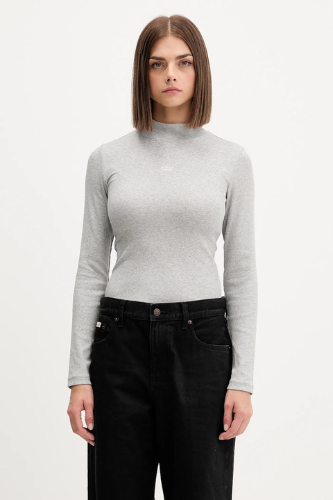Guess Jeans longsleeve kolor szary z półgolfem W5BP23 KA0H1 - zdjęcie produktu nr 1