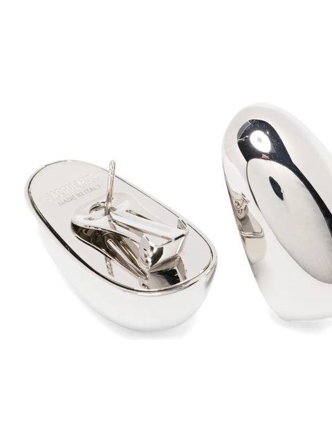 Jacquemus brass drop earrings - Silver - zdjęcie produktu nr 1