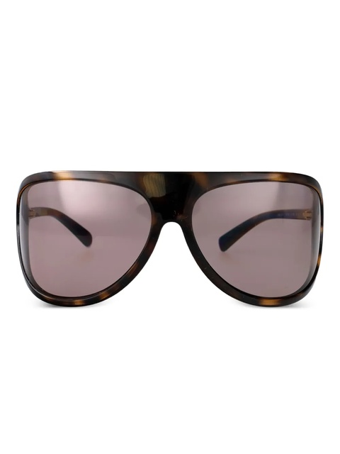 Miu Miu Eyewear tortoiseshell oversized sunglasses - Brown - zdjęcie produktu nr 1