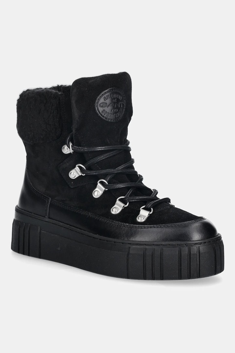 Gant śniegowce skórzane Snowmont kolor czarny 31543099 - zdjęcie produktu nr 1