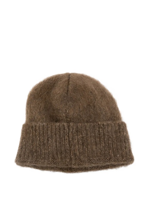 Miu Miu CAPPELLO CUFFIA - Brown - zdjęcie produktu nr 2
