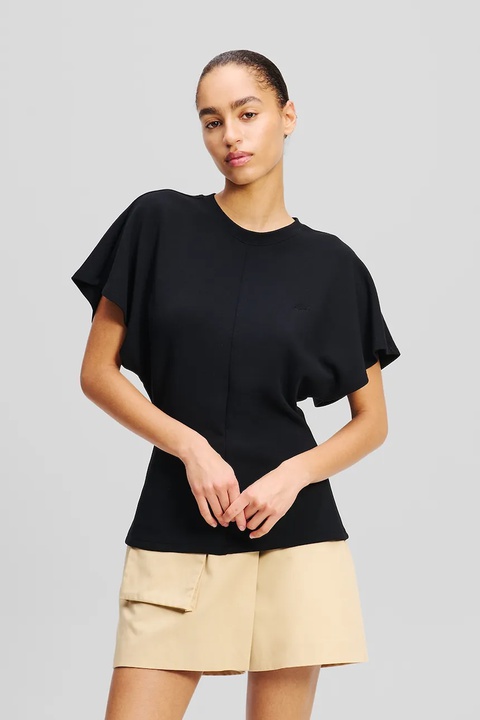 Karl Lagerfeld t-shirt damski kolor czarny A2W17061 - zdjęcie produktu nr 1