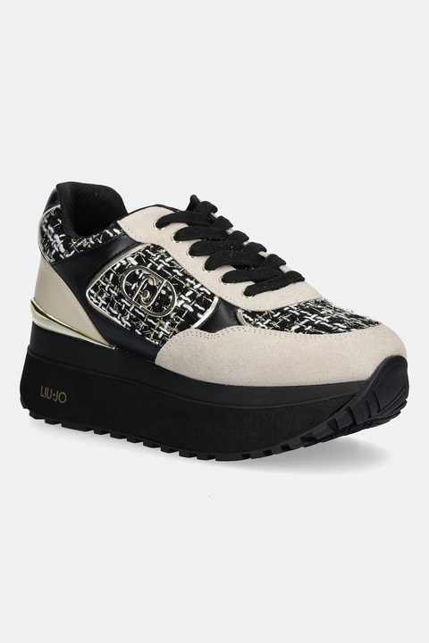 Liu Jo sneakersy LIU JO MAXI WONDER PLUS 01 damskie kolor beżowy BF5011PX686S3833 - zdjęcie produktu nr 1