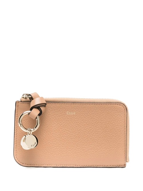 Chloé logo-charm leather cardholder - Neutrals - zdjęcie produktu nr 2