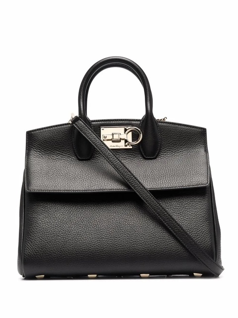 Ferragamo The Studio leather tote bag - Black - zdjęcie produktu nr 1