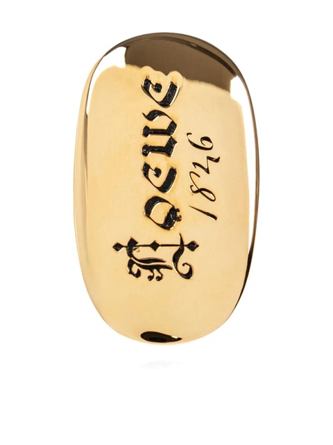 LOEWE logo-engraved ring - Gold - zdjęcie produktu nr 2