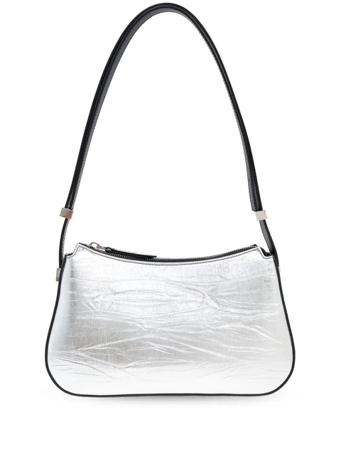 Lanvin Concerto mettalic-effect shoulder bag - Silver - zdjęcie produktu nr 1