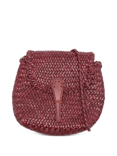 DRAGON DIFFUSION woven-leather shoulder bag - Red - zdjęcie produktu nr 1