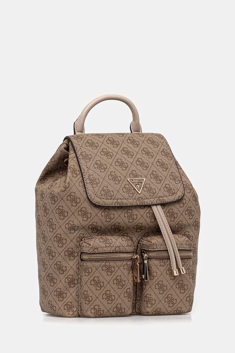 Guess plecak MANHATTAN damski kolor beżowy mały wzorzysty HWSG71 18310 - zdjęcie produktu nr 2