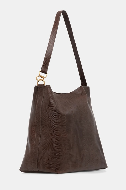 Sessun torebka skórzana kolor brązowy 25102025 - zdjęcie produktu nr 2